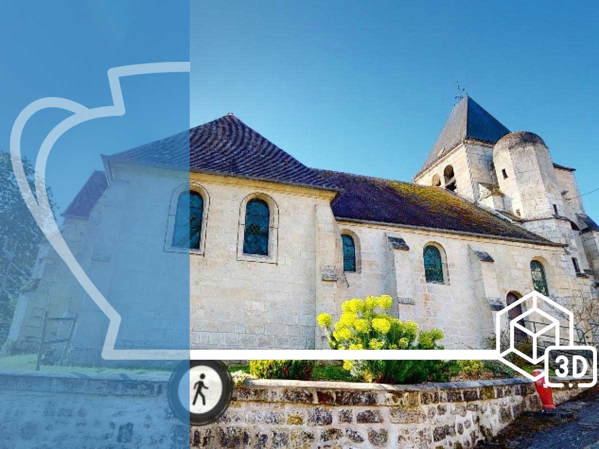 Visite virtuelle Eglise de Vauxbuin