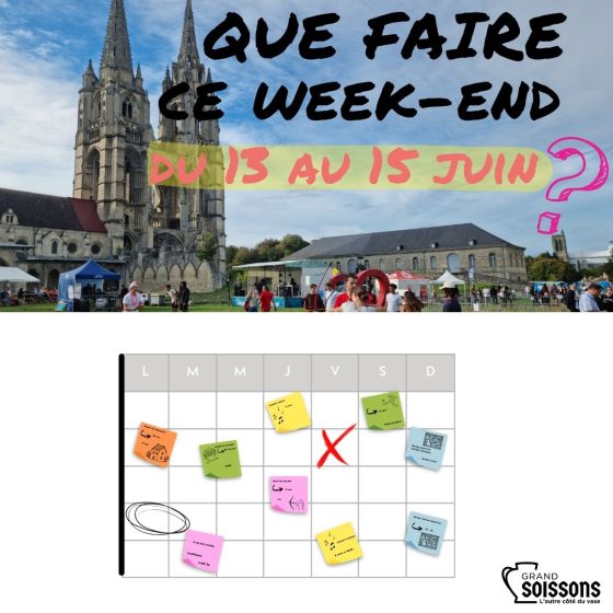 Que faire à Soissons ce week-end du 13 au 15 juin ? Un concentré de musique, fête, sport et découvertes !