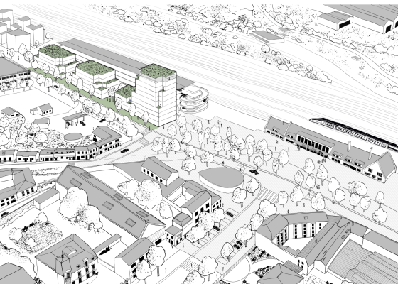 Quartier de la gare à Soissons : un bâtiment totem pour incarner le renouveau urbain