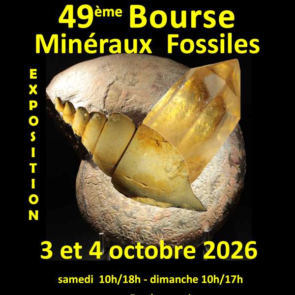 49ème Bourse Minéraux & Fossiles
