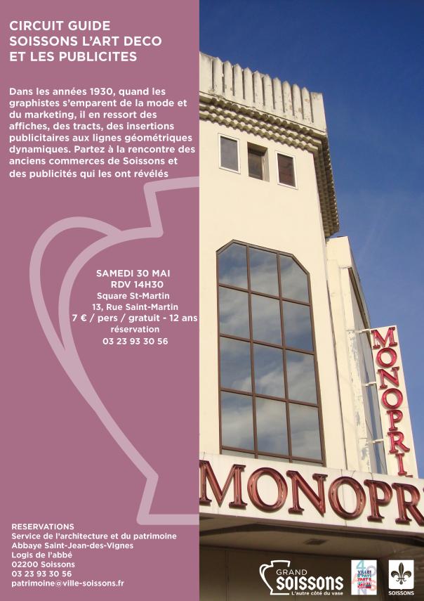 L'art déco et la publicité à Soissons