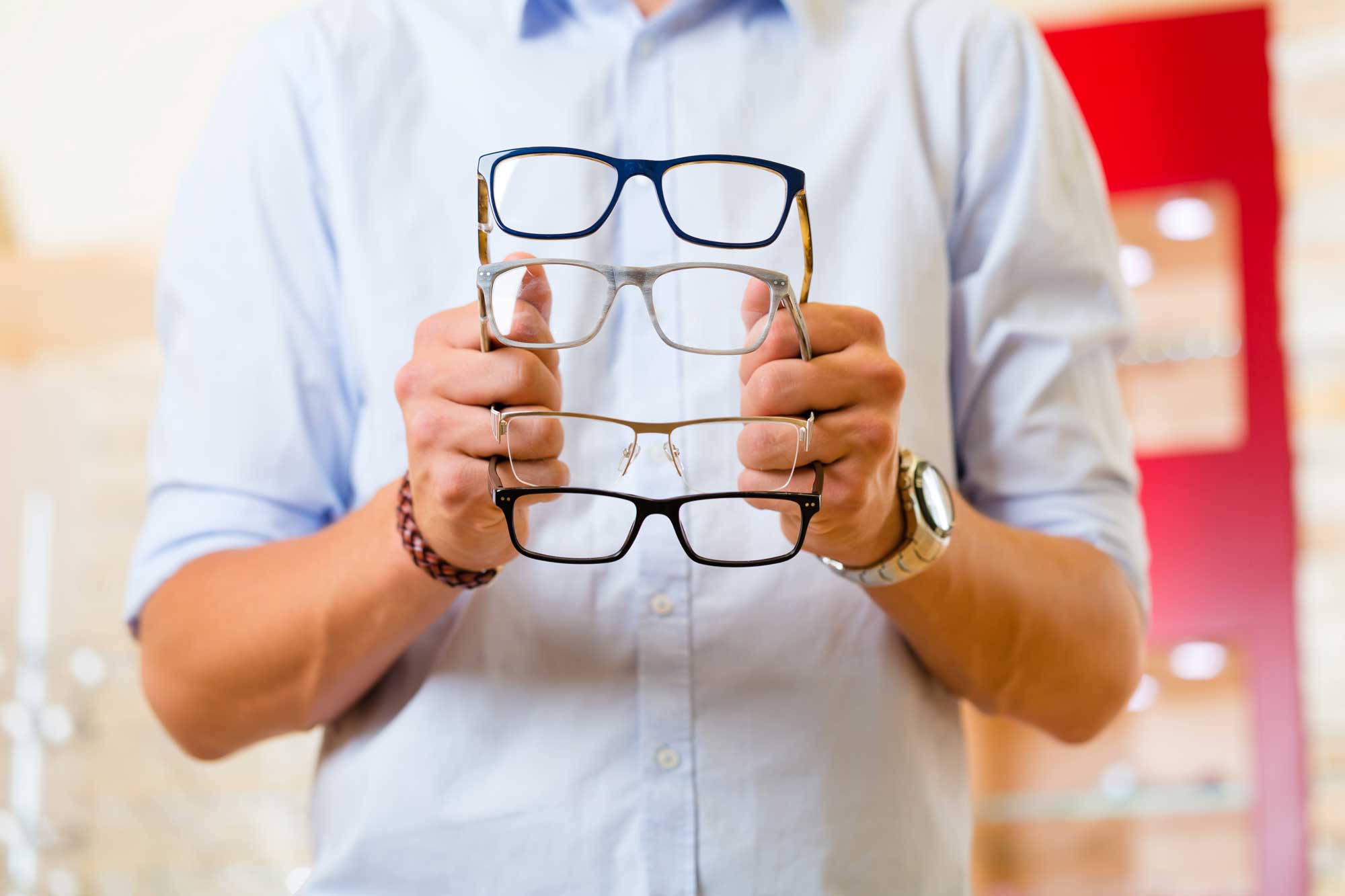 Collecte de lunettes