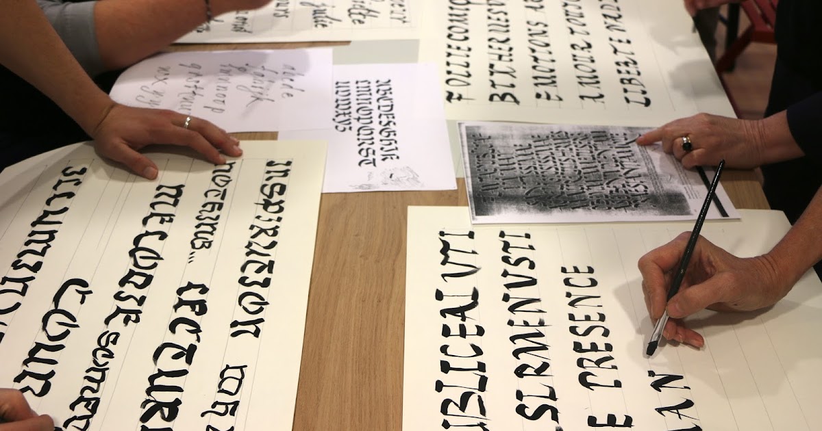 Atelier d’écriture et de typographie