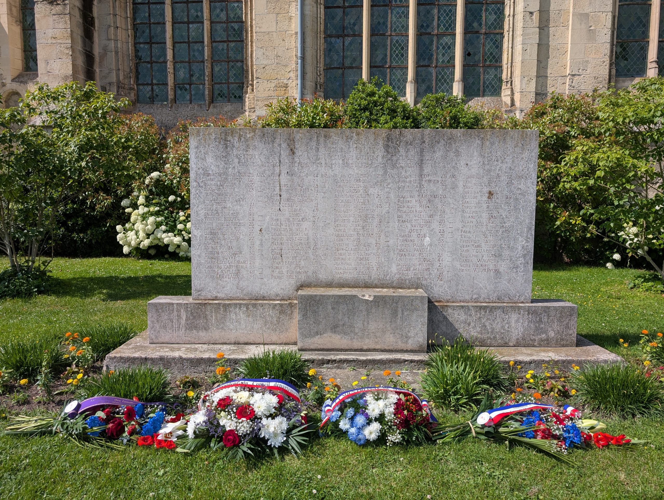 Cérémonie d'hommage "Catastrophe ferroviaire de Vierzy"