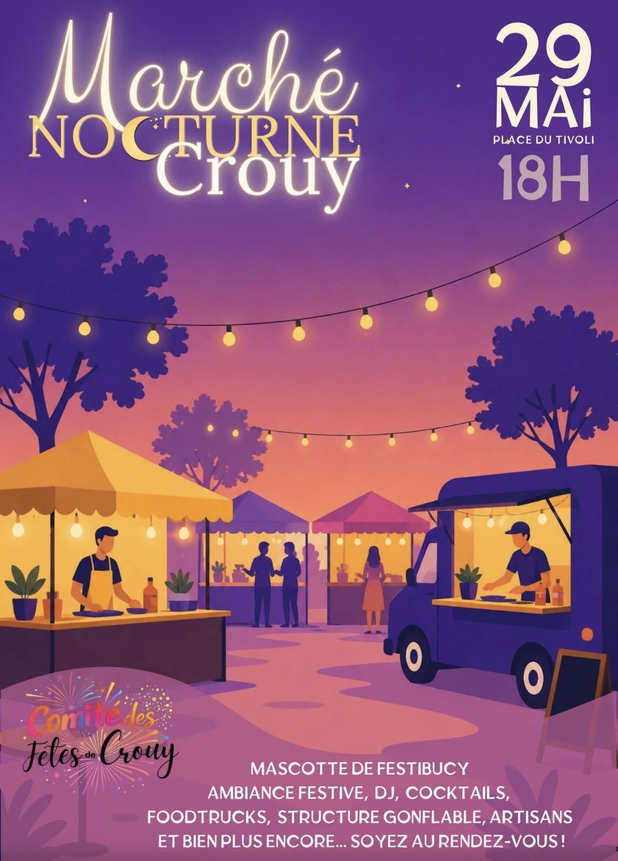 MARCHE NOCTURNE de CROUY