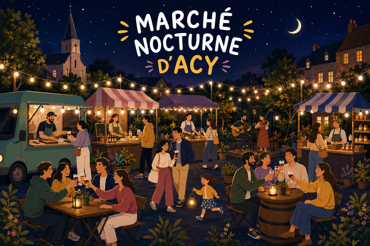 Marché nocturne d'Acy