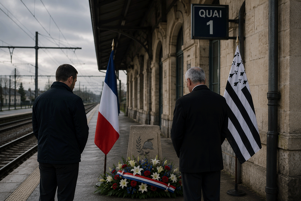 Cérémonie hommage aux Héros Bretons