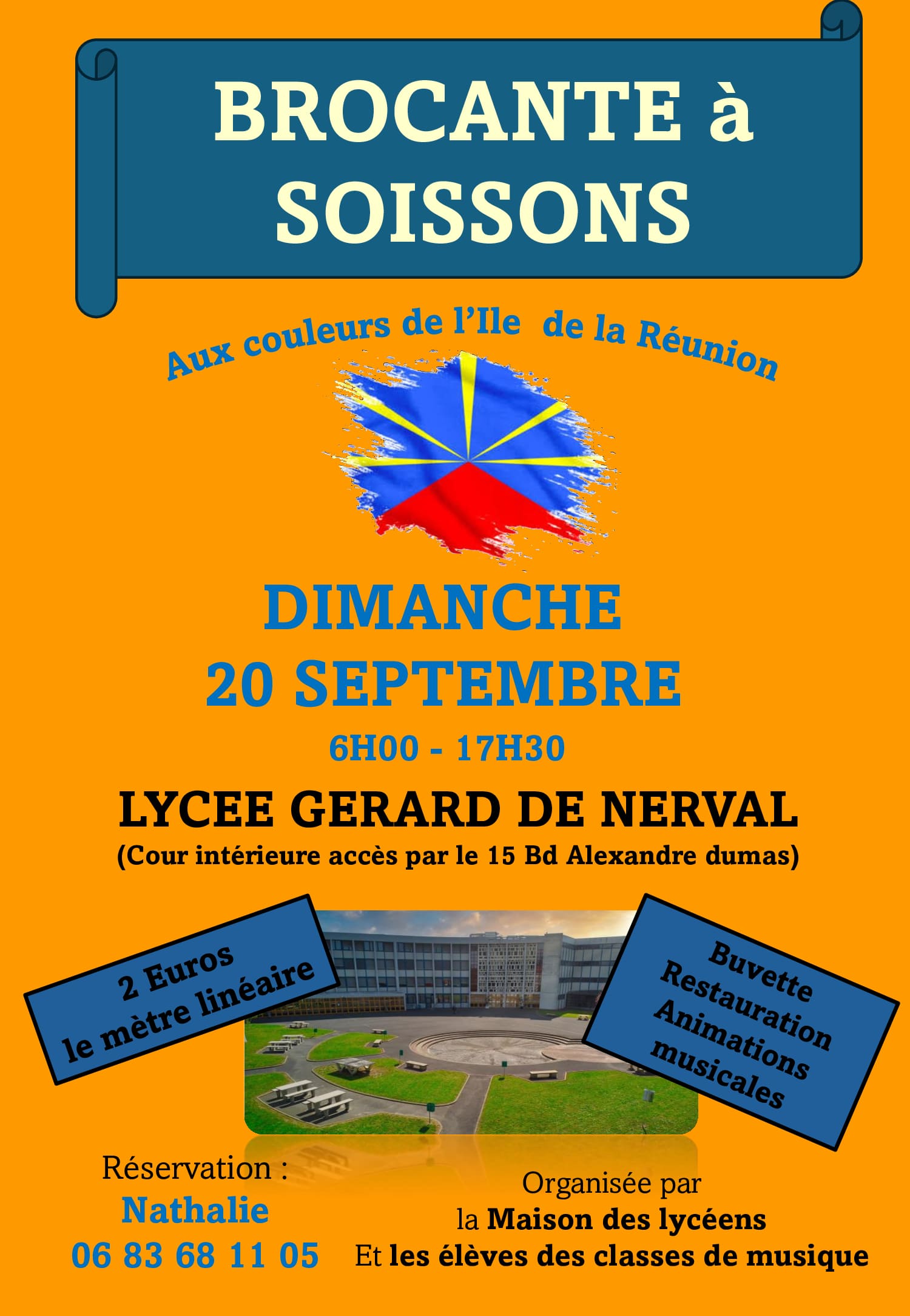 Brocante aux couleurs de l’île de La Réunion à Soissons